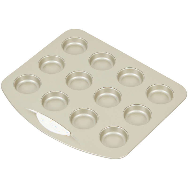 Daily Delights Non-Stick Mini Round Toaster Oven Pan, 12-Cavity image number 1
