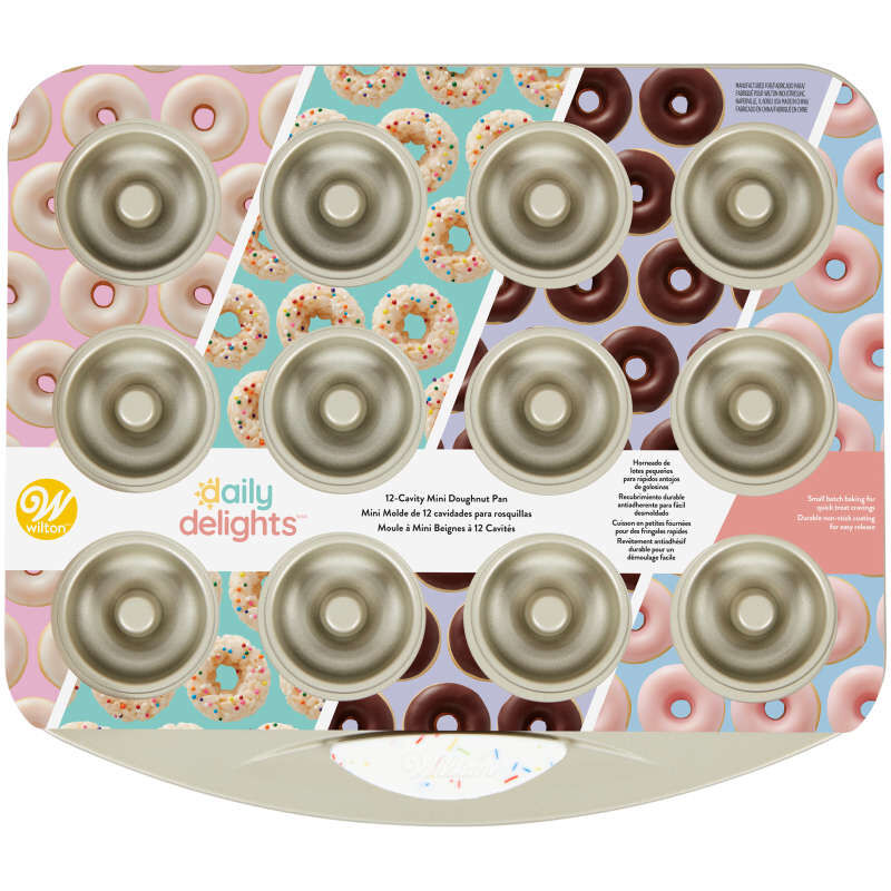 Daily Delights Non-Stick Mini Donut Pan, 12-Cavity image number 2
