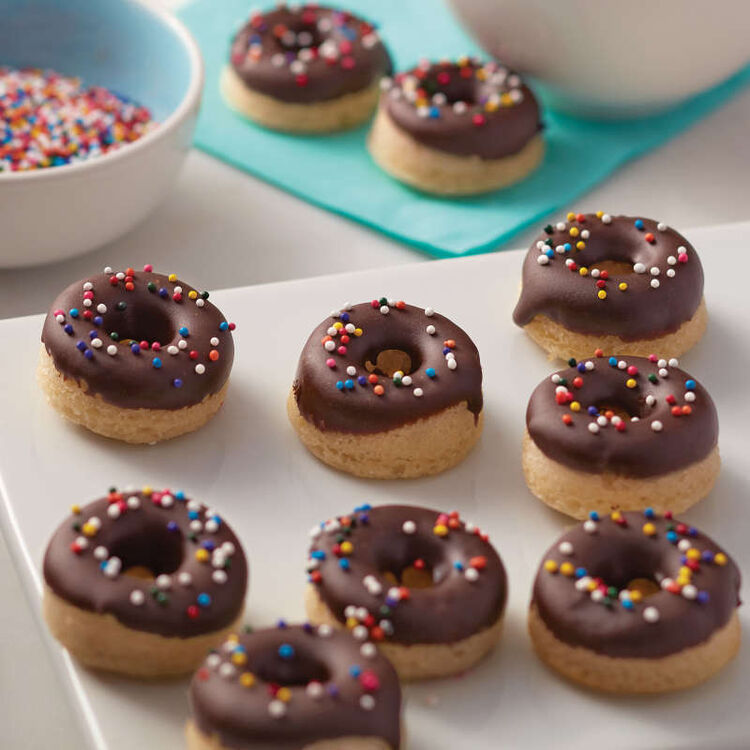 Mini Chocolate Cake Donuts