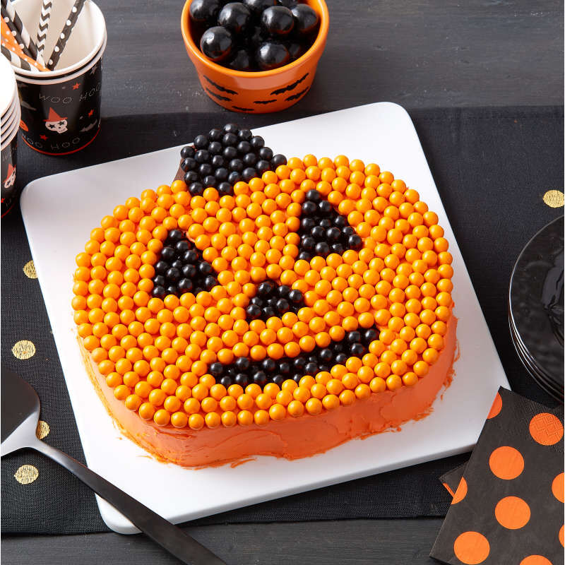 Halloween Non-Stick Pumpkin-Shaped Cake Pan, 11 x 10-Inch image number 6