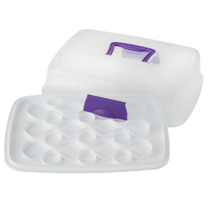 Rectangle Cupcake Carrier with Cover image number 2