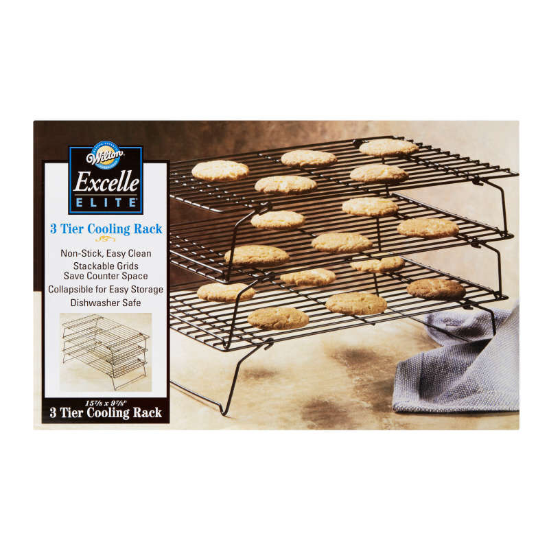 Excelle Elite 3-Tier Cooling Rack for Cookies, Cakes and More image number 1