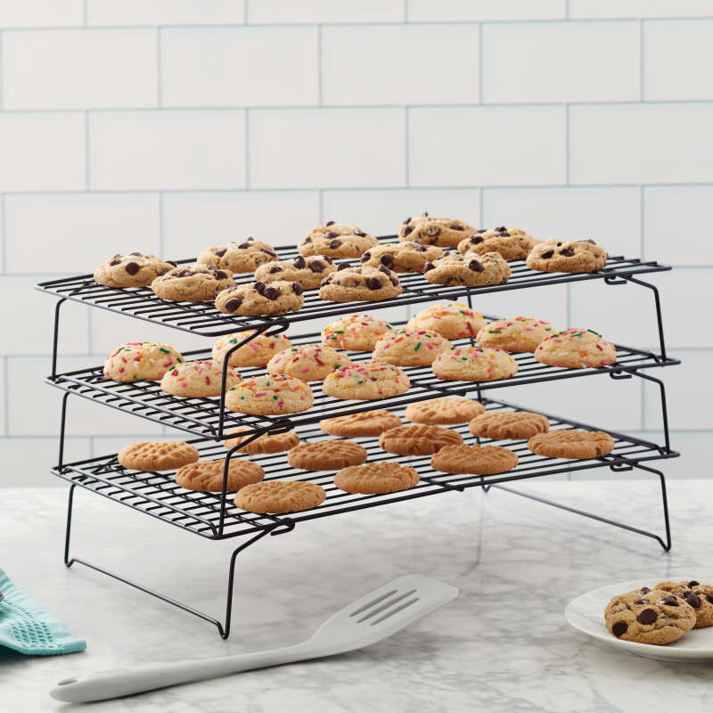 Excelle Elite 3-Tier Cooling Rack for Cookies, Cakes and More image number 3
