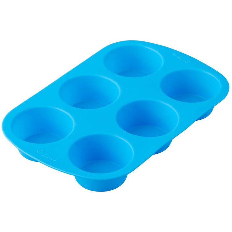 Easy-Flex Silicone Muffin and Cupcake Pan, 6-Cup