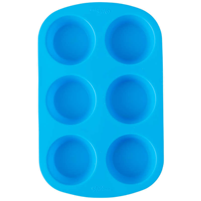 Easy-Flex Silicone Muffin and Cupcake Pan, 6-Cup image number 0