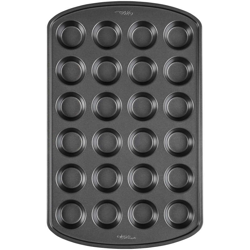 Perfect Results Premium Non-Stick Mini Muffin and Cupcake Pan, 24-Cavity image number 0