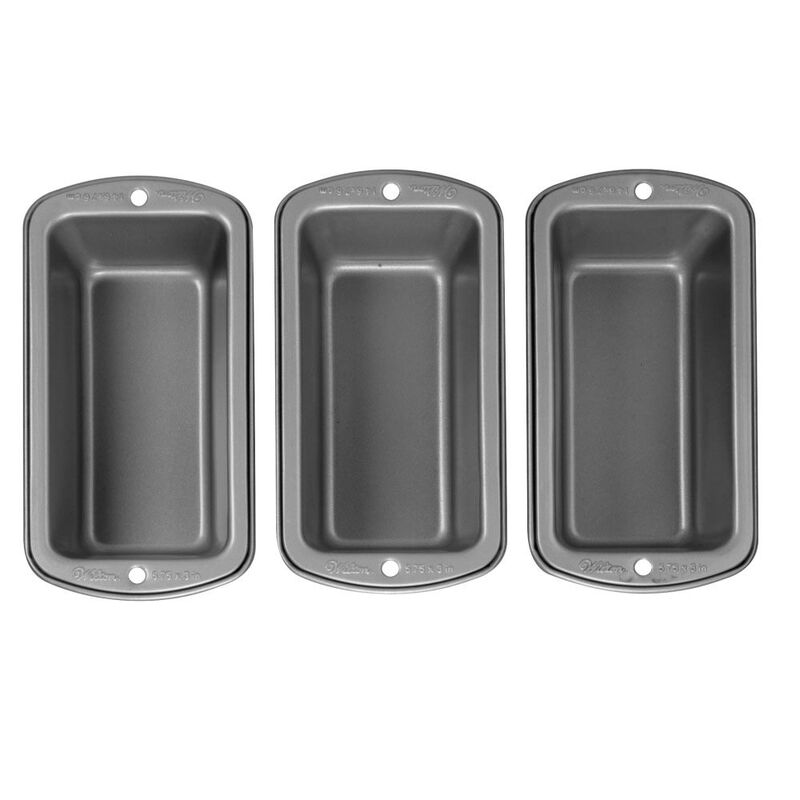 Recipe Right Non-Stick Mini Loaf Pan Set, 3-Piece image number 0