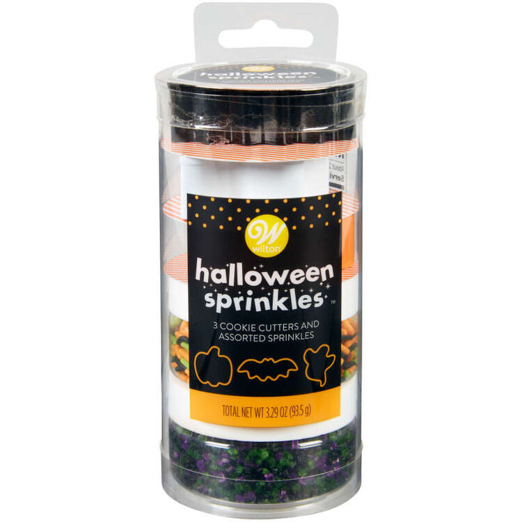 Halloween Sprinkles and Cookie Cutter Set, 5-Piece