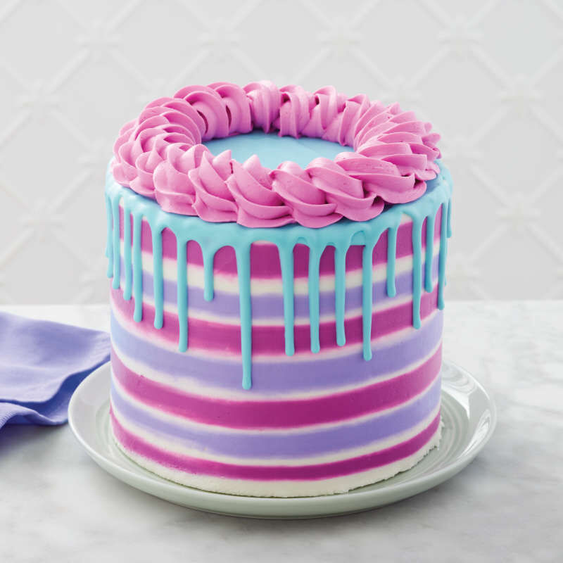Make This Cake Striped Drip Cake Decorating Set with Tools & Instructions, 12-Piece image number 2