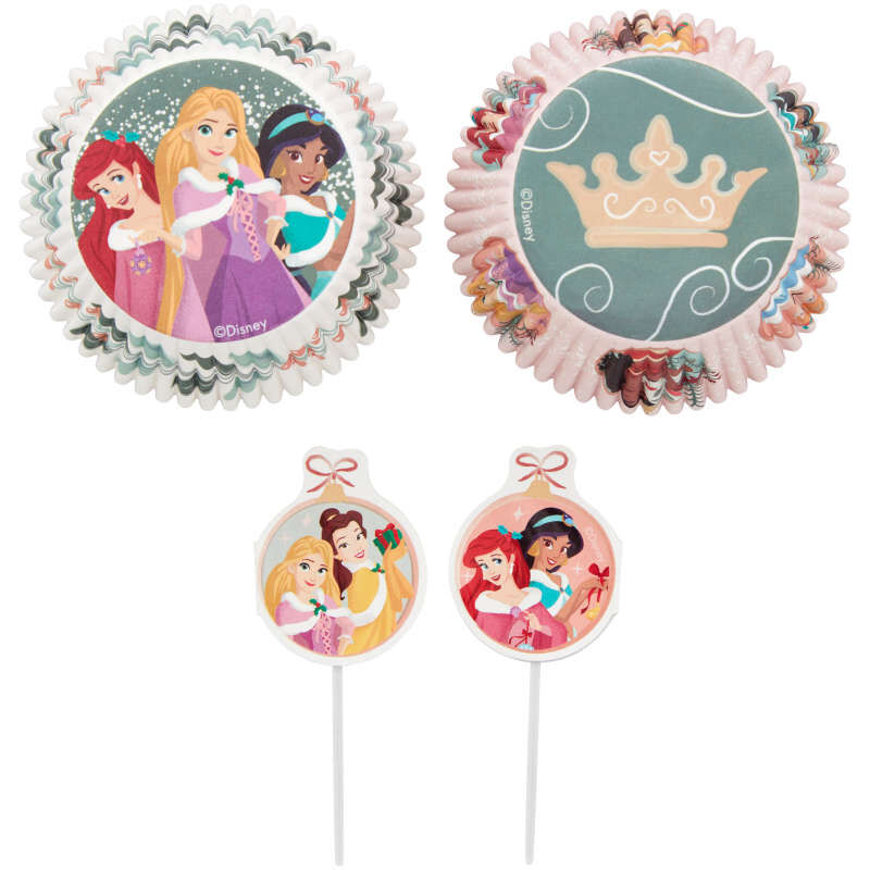 Disney Princess Christmas Cupcake Liner and Topper Kit image number 3