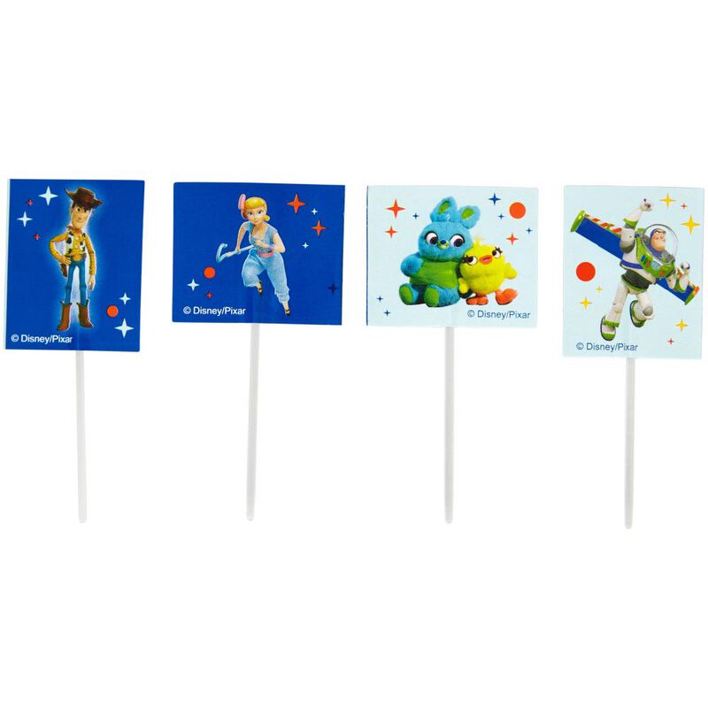 Disney Pixar Toy Story 4 Cupcake Toppers, 24-Count image number 0