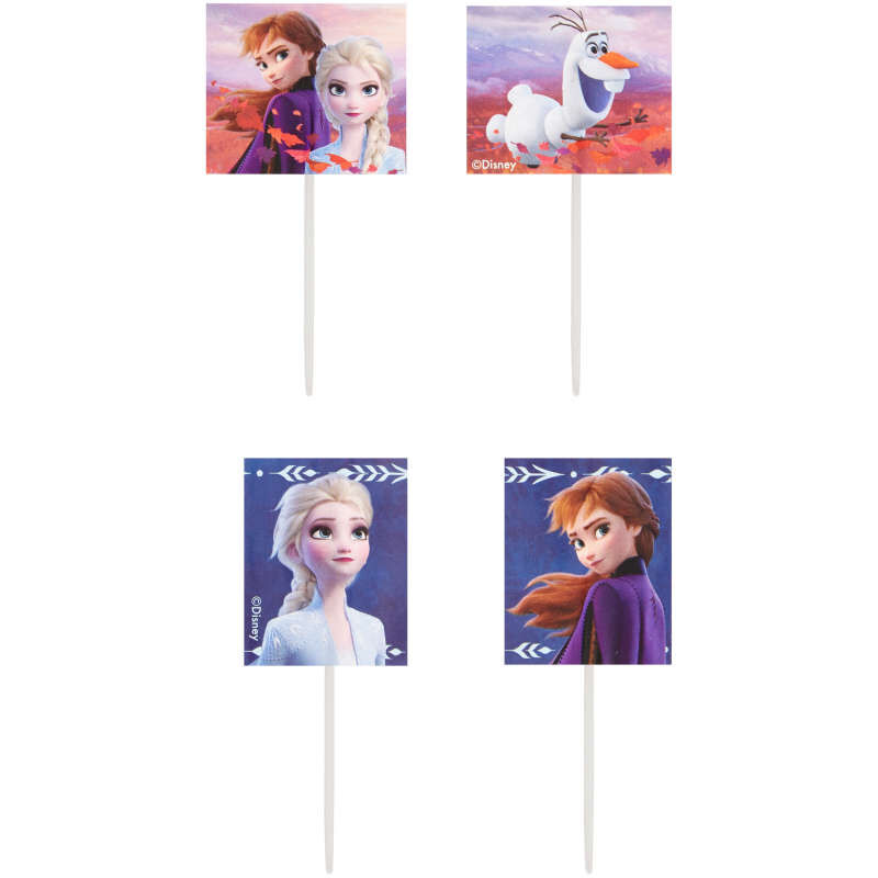 Disney Frozen 2 Cupcake Toppers, 24-Count image number 0