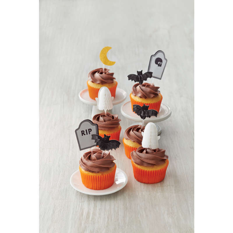 Halloween Treat and Cupcake Toppers, 8-Piece image number 3