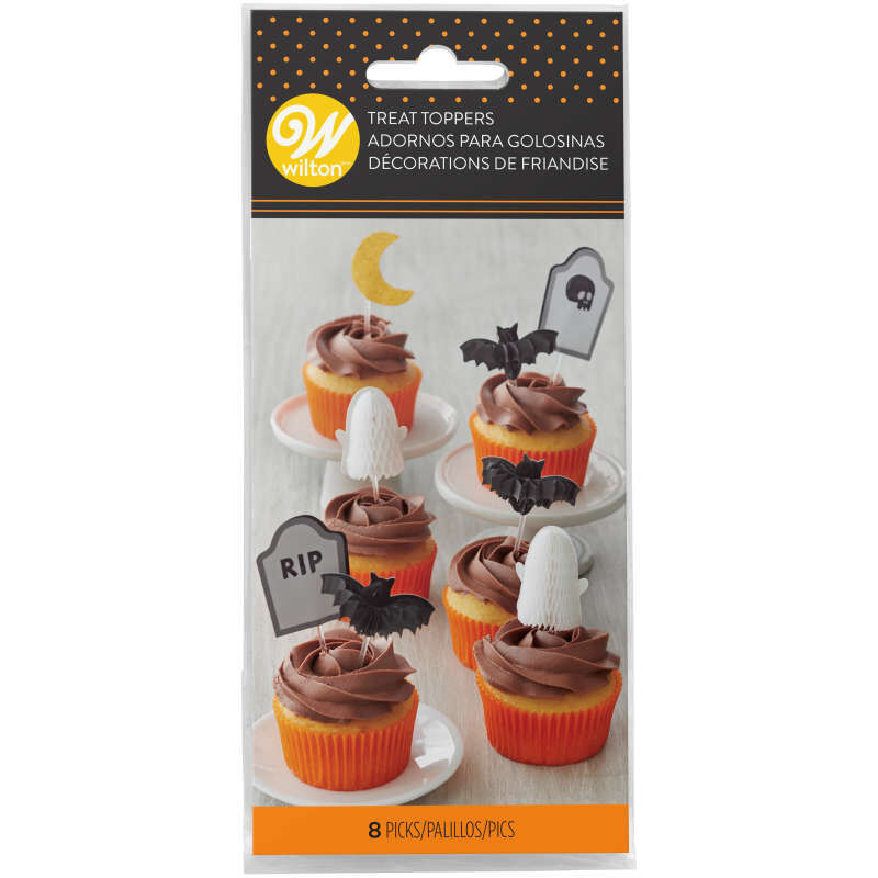 Halloween Treat and Cupcake Toppers, 8-Piece image number 0