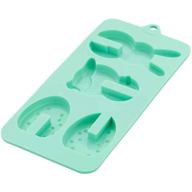 3-D Easter Silicone Candy Mold, 4-Cavity image number 2