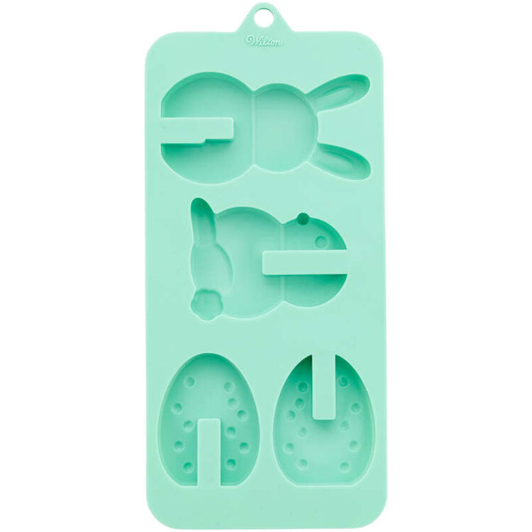 3-D Easter Silicone Candy Mold, 4-Cavity