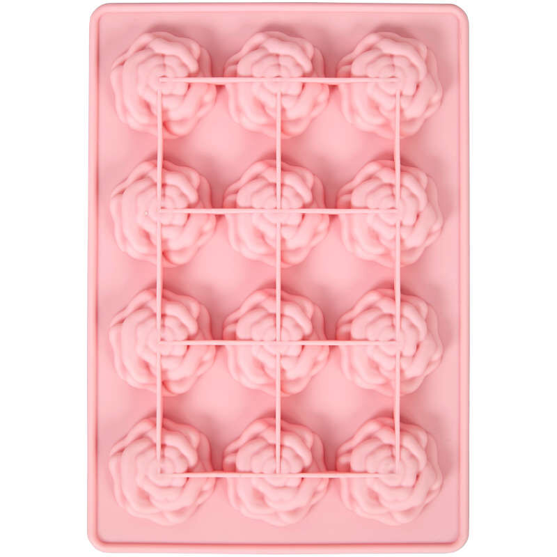 Rose Candy Mold Bottom View image number 2