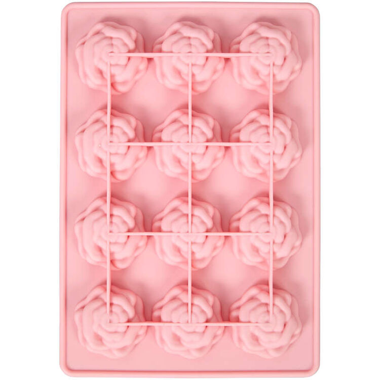 Rose Candy Mold Bottom View
