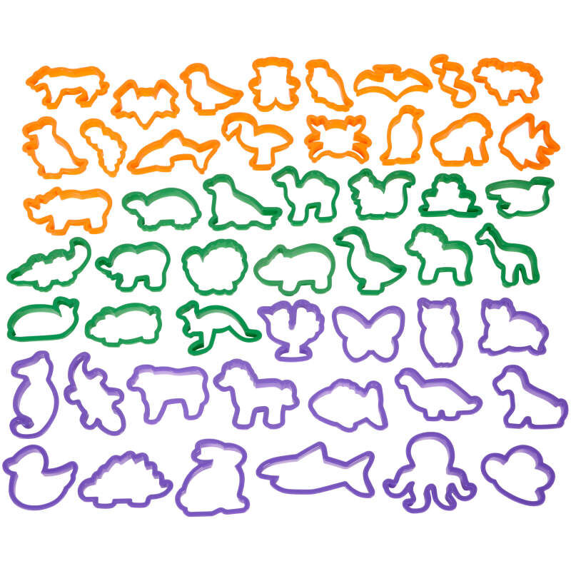 Animal Cookie Cutter Set, 50-Piece image number 1