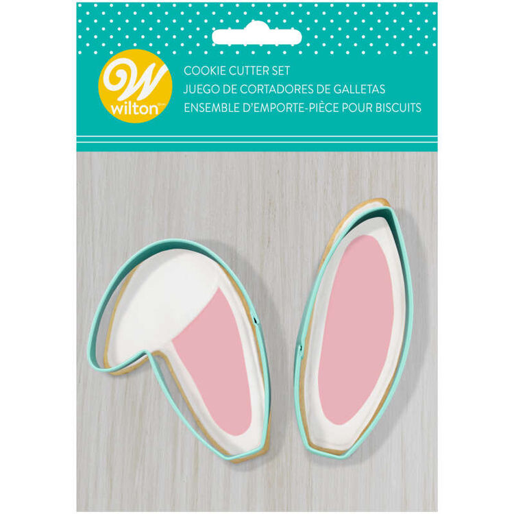 Easter Bunny Ears Cookie Cutter Set, 2-Piece