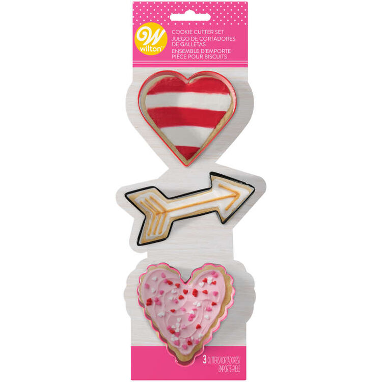 Valentine Cookie Cutter Set, 3-Piece