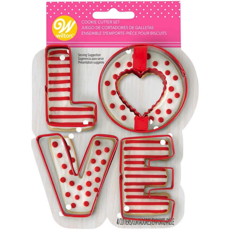 Love Cookie Cutters, 4-Piece Set image number 1