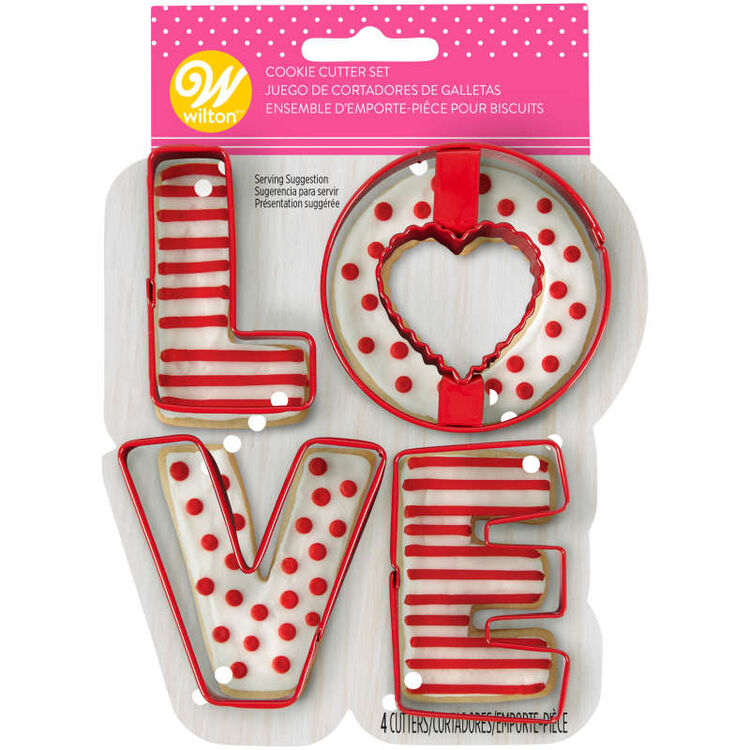 Love Cookie Cutters, 4-Piece Set