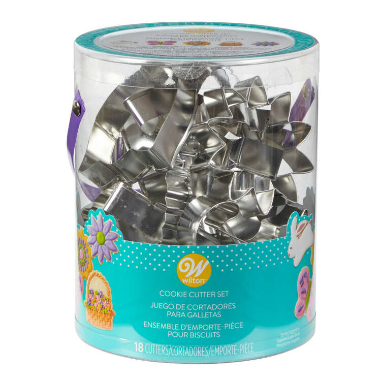 Easter Cookie Cutter Tub, 18-Count Set