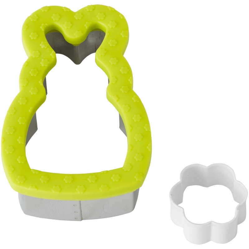 Comfort-Grip Cottontail & Easter Bunny Cookie Cutter Set, 2-Piece image number 1