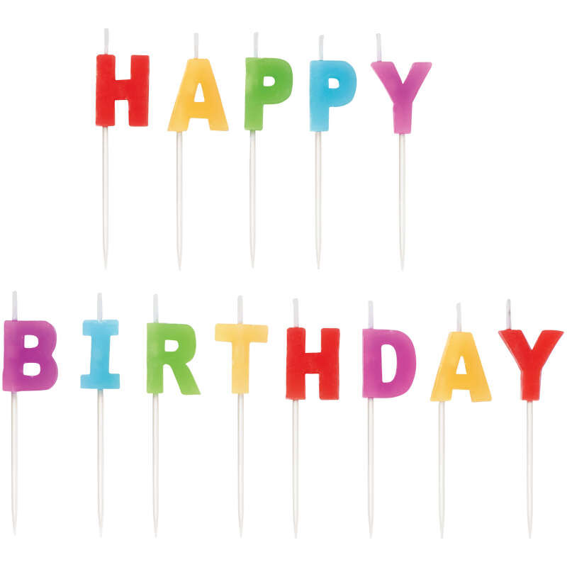Happy Birthday Candle Pick Set, 13-Count image number 0