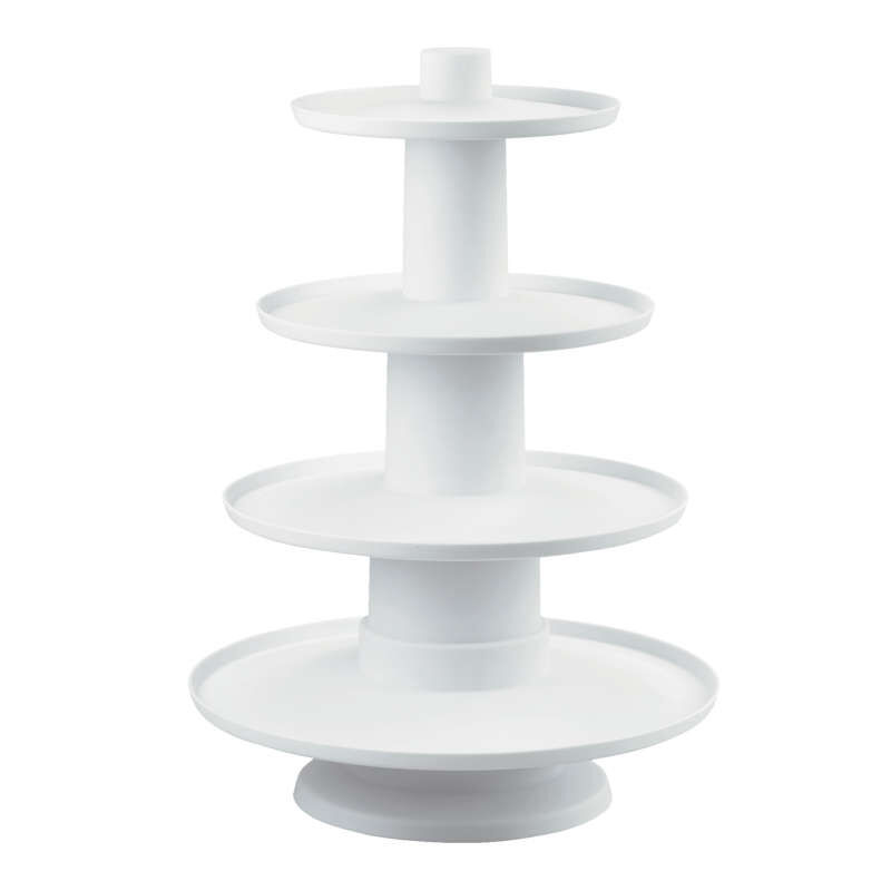 Stacked 4-Tier Cupcake and Dessert Tower image number 0