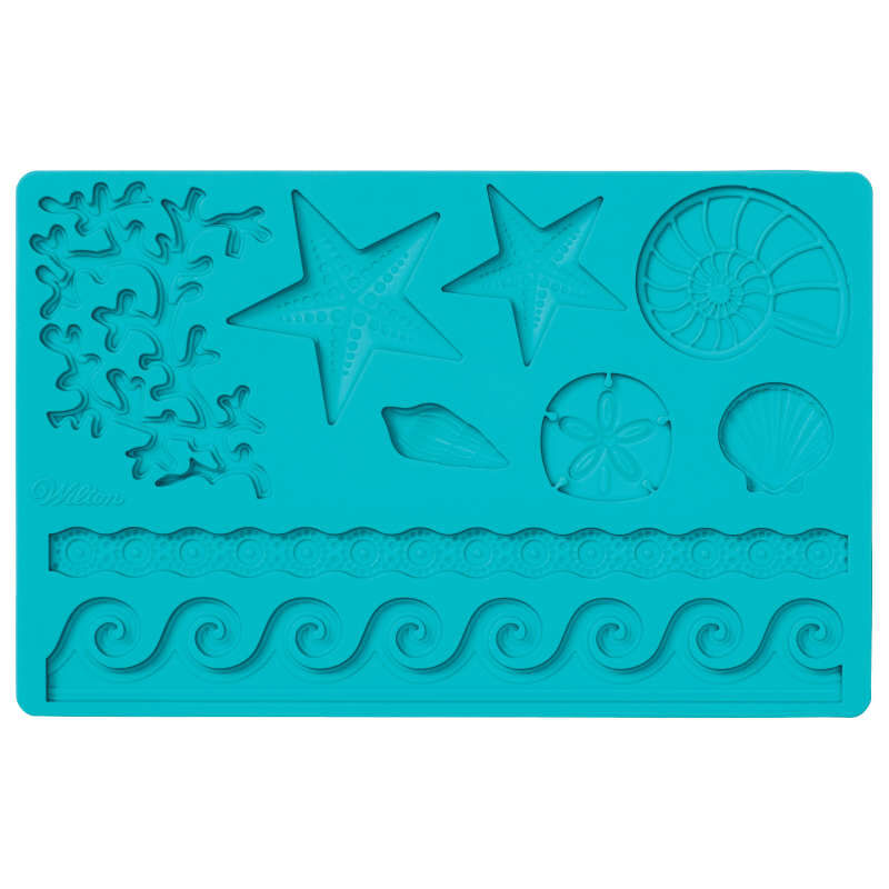 Silicone Sea Life Fondant and Gum Paste Mold - Cake Decorating Supplies image number 0