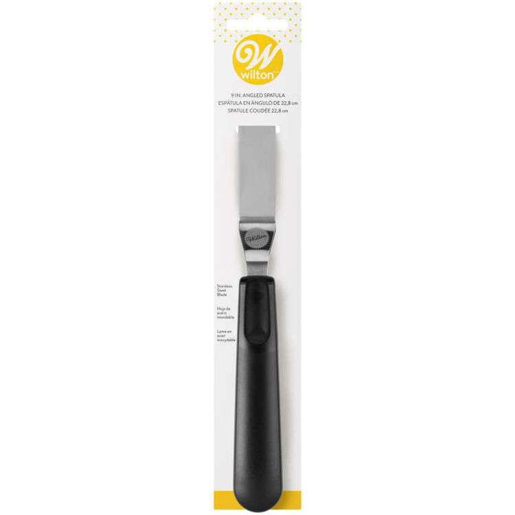 9 Inch Angled Spatula in Packaging