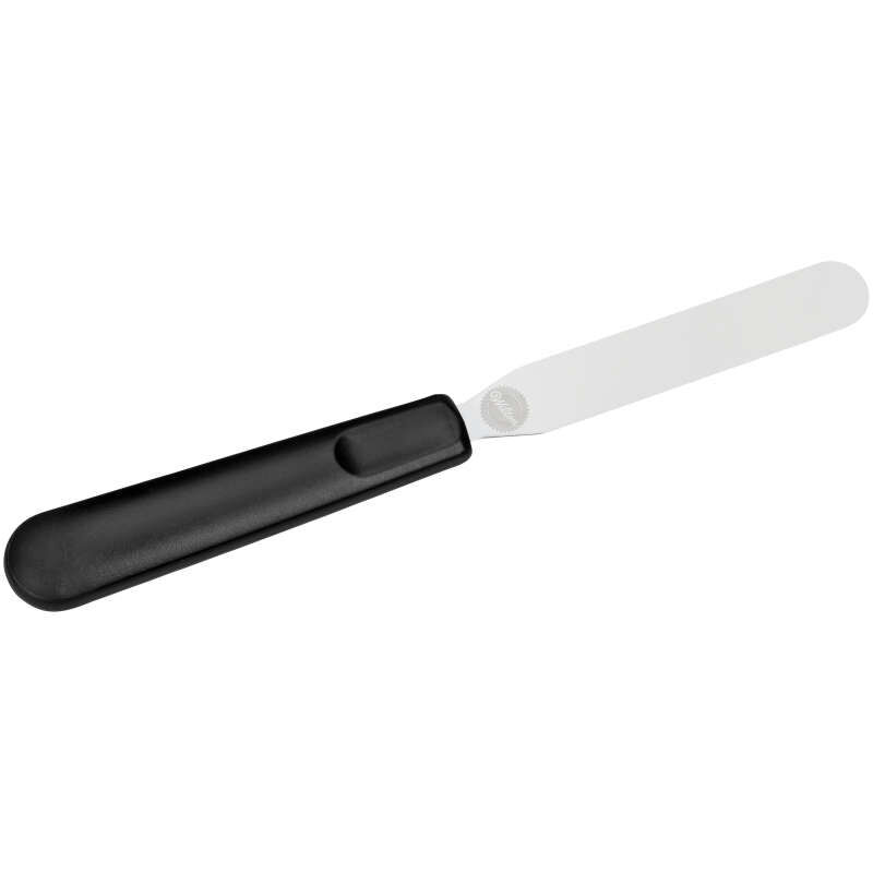 Straight Black Spatula, 9-Inch image number 0