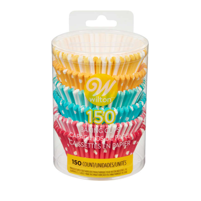 Standard Solid-Colored Pastel Spring Cupcake Liners, 150-Count image number 2