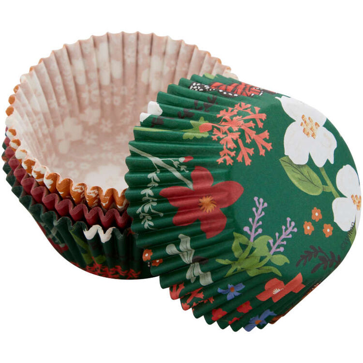 Spring Butterfly and Flower Cupcake Liners, 75-Count