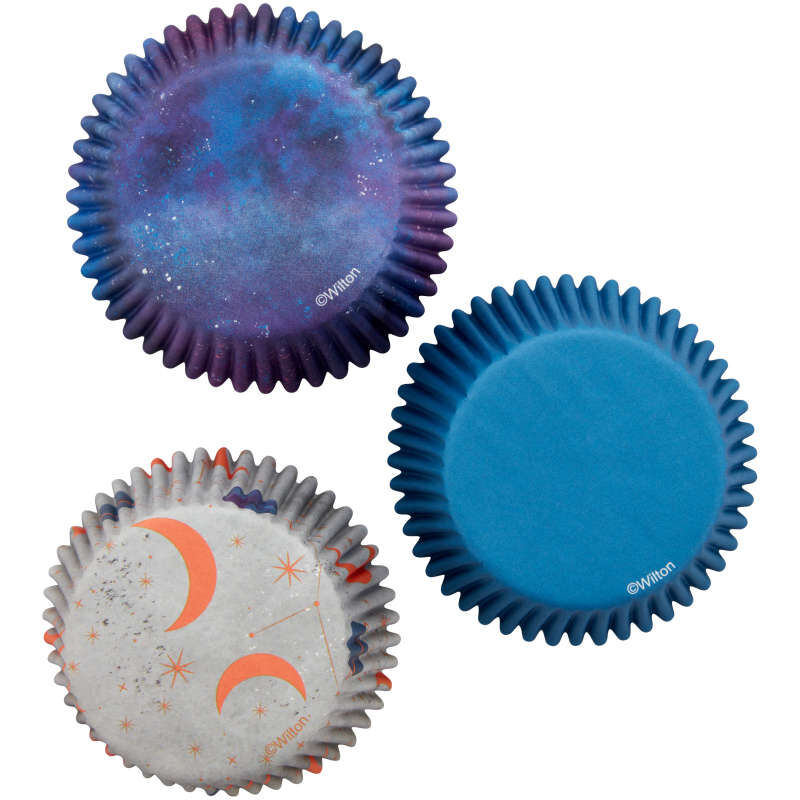 Outer Space and Galaxy Standard Cupcake Liners, 75-Count image number 2