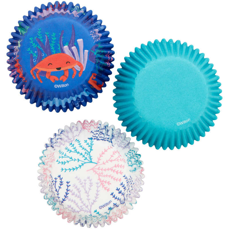 Ocean Life Paper Cupcake Liners, 75-Count image number 3