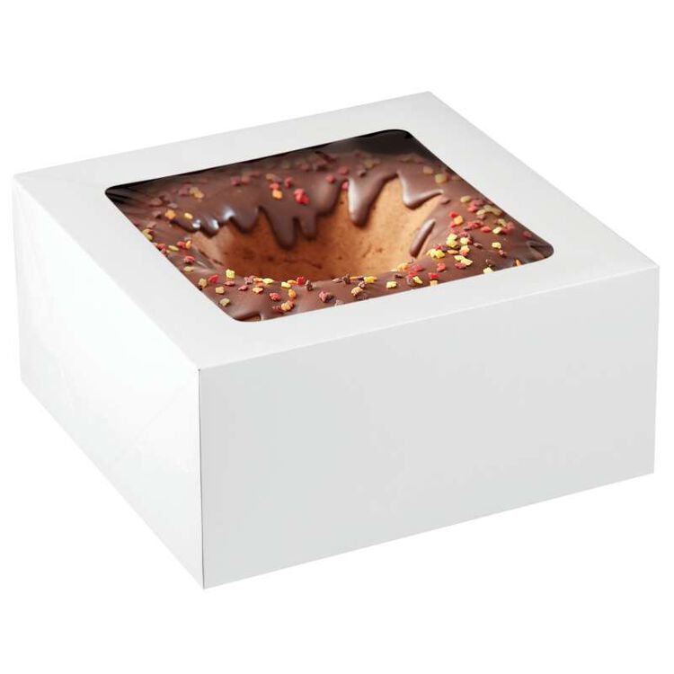 12-Inch Cake Box with Window for 10-Inch Cake, 2-Piece Set