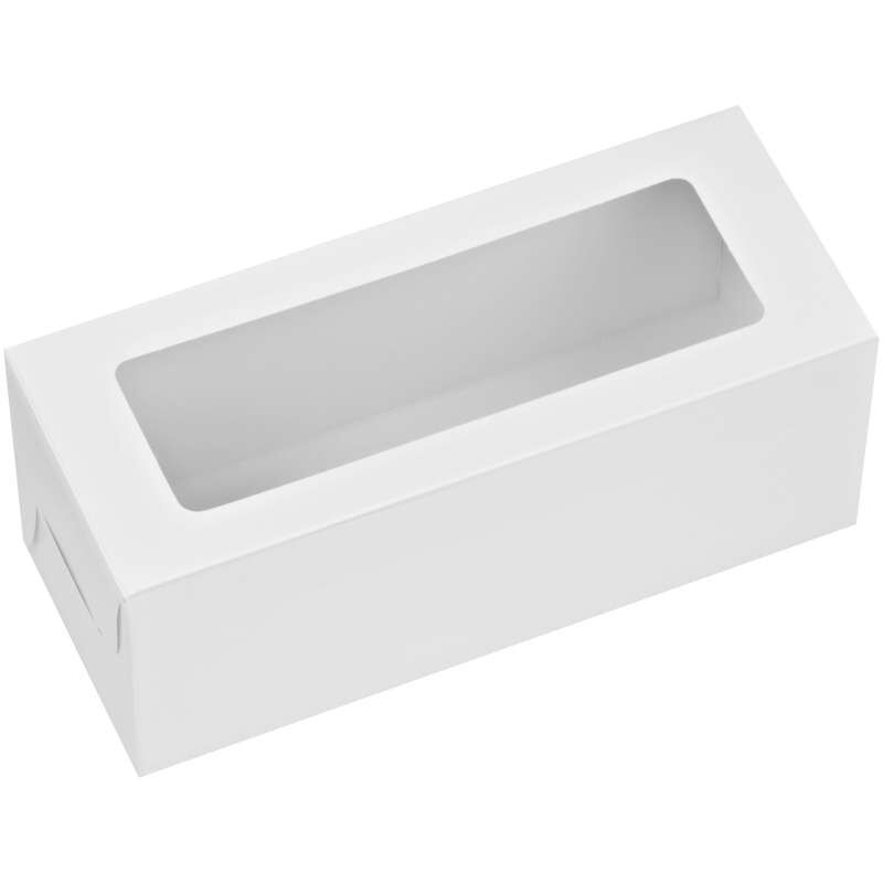 White Rectangle Treat Boxes, 3-Count image number 1