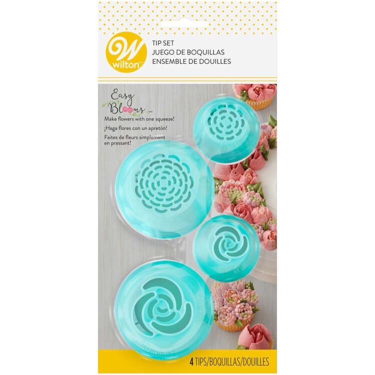 Easy Blooms Tip Set, 4-Piece Flower Tips