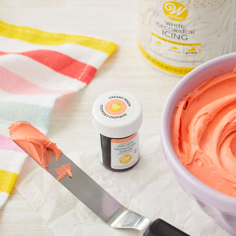 Creamy Peach Gel Food Coloring, 1 oz. image number 2