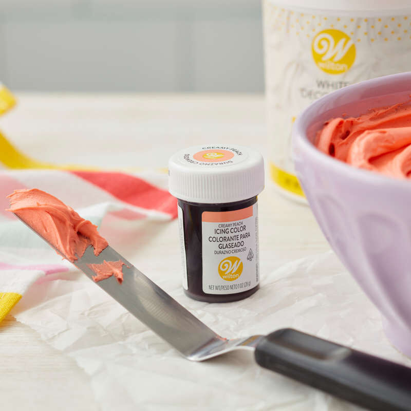 Creamy Peach Gel Food Coloring, 1 oz. image number 3