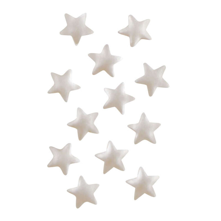 Edible Glitter Silver Stars, 0.04 oz.
