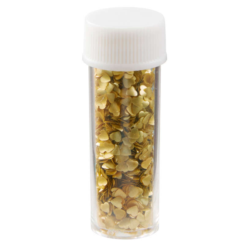 Gold Heart Edible Accents, 0.06 oz. - Cake Decorating Supplies image number 3