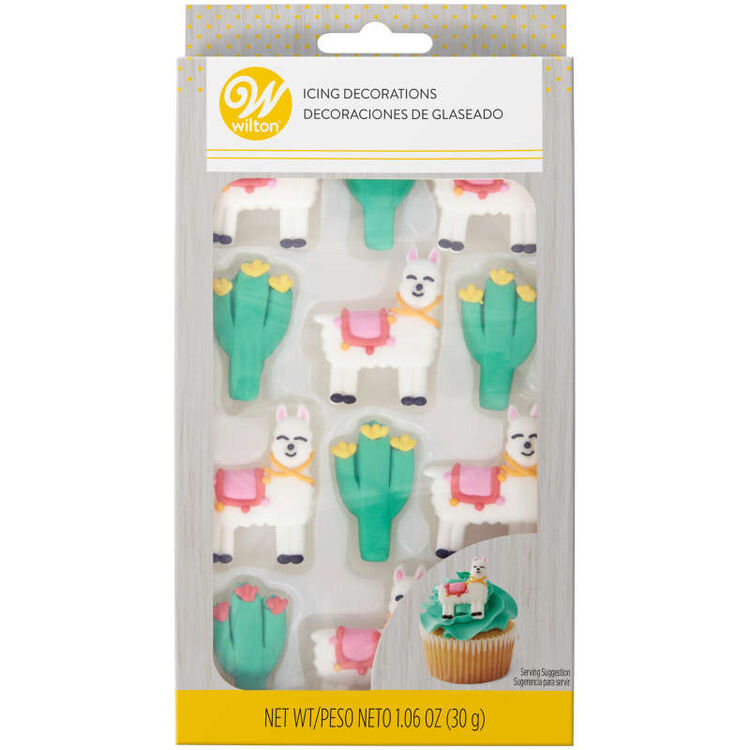 Royal Icing Cactus Decorations, 12-Count