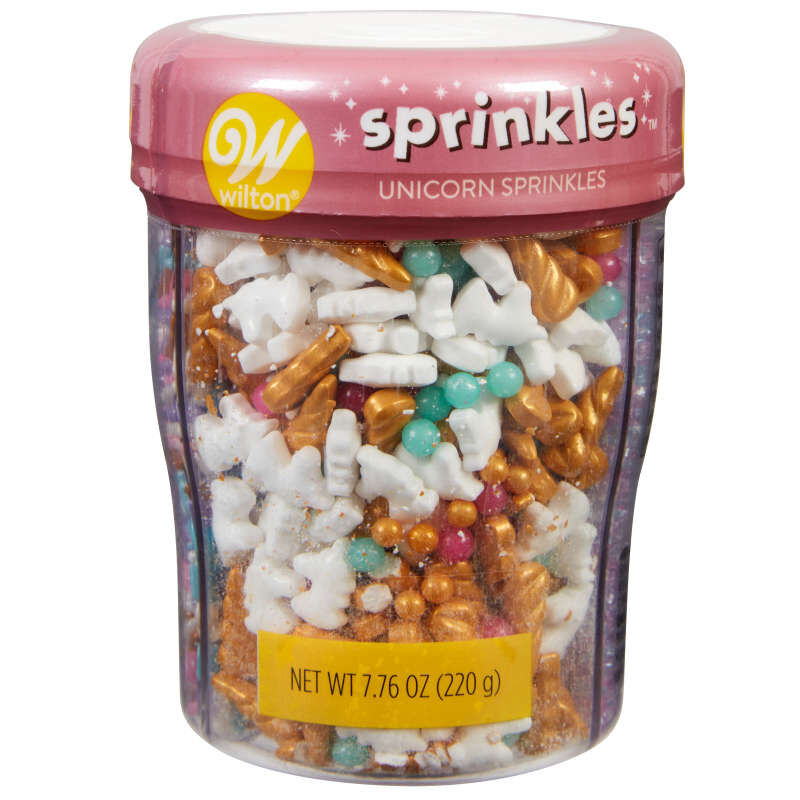 3-Cell Unicorn Sprinkles Mix with Turning Lid, 7.76 oz. image number 0