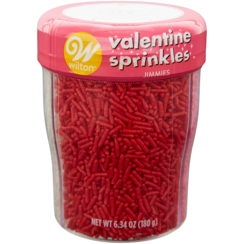 Valentine's Day 3-Cell Red, White and Pink Sprinkles, 6.34 oz. image number 0