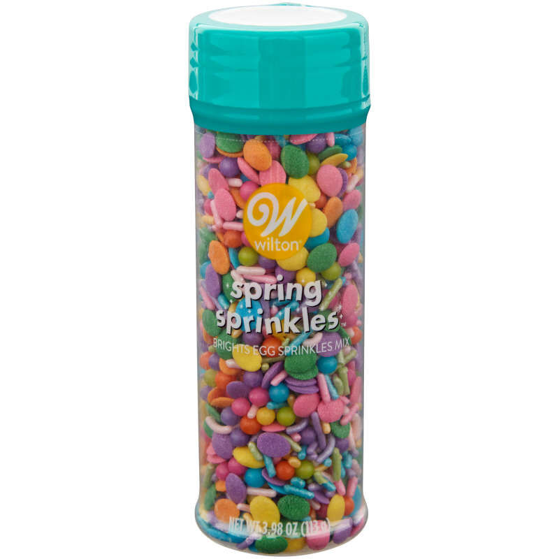 Bright Pastel Easter Egg and Jimmies Sprinkle Mix, 3.98 oz. image number 0