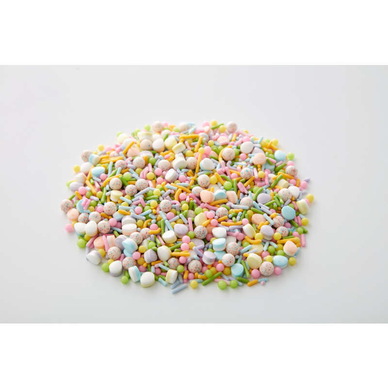 Bright Pastel Rainbow Easter Egg and Jimmies Sprinkle Mix, 4.26 oz. image number 1